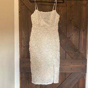 Beautiful white A-line dress